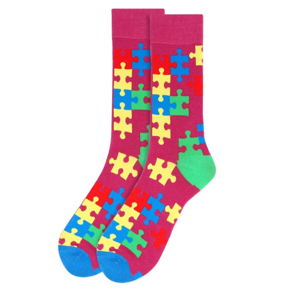 Men's Autism Awareness Novelty Socks - Picture 2 of 2